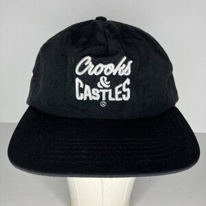 Crooks And Castles Black Adjustable Hat